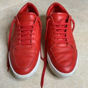 Oliver Cabell Fire Engine Red Sneakers